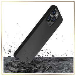 Etui 3MK Silicone Case do Galaxy S23+, czarne