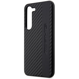 Etui AMG Carbon Stripe&Embossed do Galaxy S23, czarne