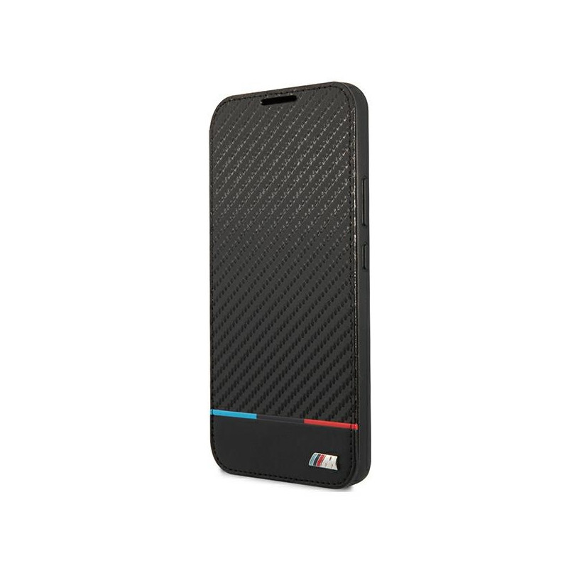 Etui z klapką BMW M Collection Triangles do Galaxy S22+, czarne