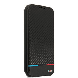 Etui z klapką BMW M Collection Triangles do Galaxy S22+, czarne