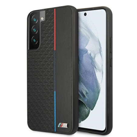 Etui BMW M Collection Triangles do Galaxy S22+, czarne