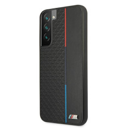 Etui BMW M Collection Triangles do Galaxy S22+, czarne
