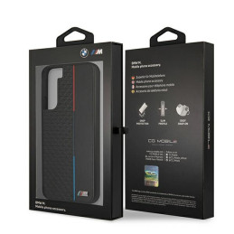 Etui BMW M Collection Triangles do Galaxy S22+, czarne