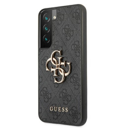 Etui Guess 4G Big Metal Logo do Galaxy S22, szary/grey