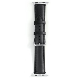 Skórzany pasek Beline do Apple Watch 42/44/45/49mm czarny
