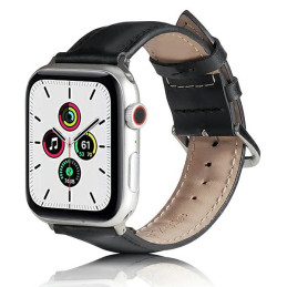 Skórzany pasek Beline do Apple Watch 38/40/41mm czarny